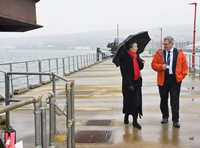 The Princess Royal visits Greenock Ocean Terminal